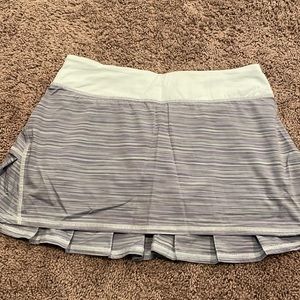 Women’s Lululemon tennis/golf skirt. Size 6.  Used but in great shape.